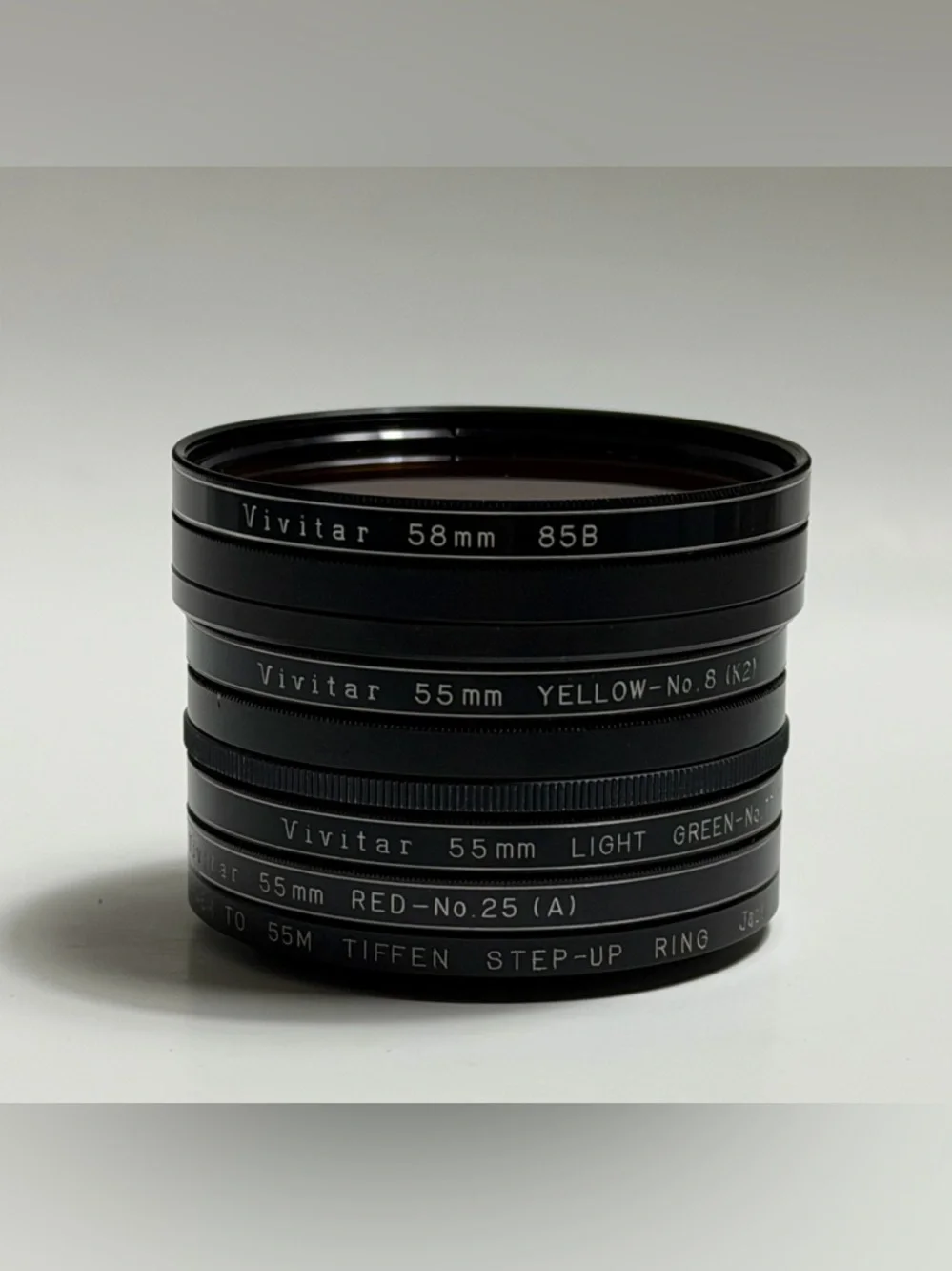 Vintage Camera Filter Lot Vivitar Hoya 55mm 58mm Polarizer + Kit